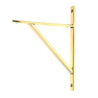 Aged Brass "Claremont" Traditional Shelf Bracket - 260mm x 200mm