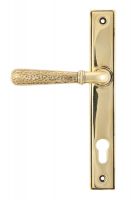 Aged Brass Slimline Espag Lever Door Handle