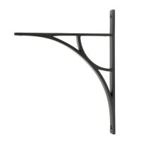 Aged Bronze "Ascension" Arched Crescent Shelf Bracket - 314mm x 250mm