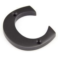 3 Inch Letter C Screw Fix Letter in an Aged Bronze Finish