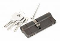 Aged Bronze 5-Pin Euro Cylinder & Keys