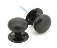 Aged Copper Hammered Mortice & Rim Doorknob Set Spindle Aged Copper Hammered Mortice & Rim Doorknob Set Spindle