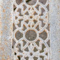 Close-up of the Rustic Cream Finish