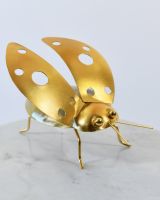Agnes the Recycled Gold Ladybug Sculpture