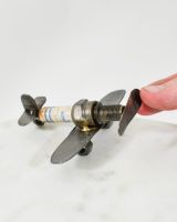 Scale image of scrap metal art sculpture