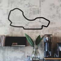 Albert Park Motor Circuit Wall Art in Full 