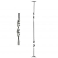 Alessi Double Bold Twist Stainless Steel Stair Spindle Alessi Double Bold Twist Stainless Steel Stair Spindle
