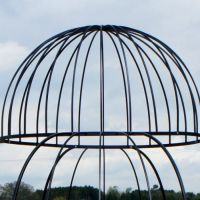 View of the Round roof on the Gazebo