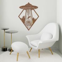 "Get in Loser" Alien Wall Art in the Siting Room