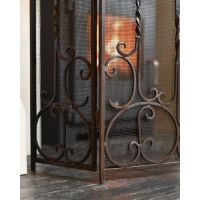 Close-Up of Lower Pattern of "Althrope" Fire Guard Close-Up of Lower Pattern of "Althrope" Fire Guard