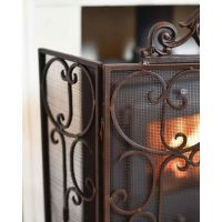 Close-Up of Upper Section of "Althrope" Fire Guard Close-Up of Upper Section of "Althrope" Fire Guard