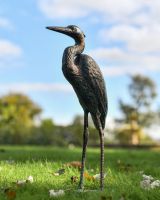 Aluminium Crane Sculpture taken from low angle