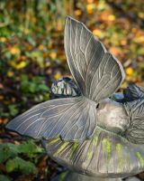 amanita the slumbering resin fairy garden sculpture Wings