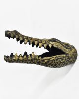 Black & Gold Crocodile Wall Bust Black & Gold Crocodile Wall Bust