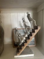 Aluminium, mango wood and marble interior ornament Aluminium, mango wood and marble interior ornament