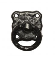Antique Black Iron Ring Cabinet Pull Handle