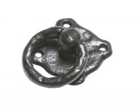 Antique Black Iron Ring Cabinet Pull Handle