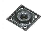 Antique Black Iron Square Design Front Door Bell Push