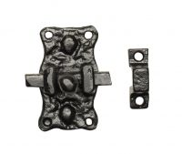 Antique Black Malleable Iron Door Bolt Or Cupboard Bolt Antique Black Malleable Iron Door Bolt Or Cupboard Bolt