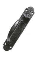 Antique Black Malleable Iron Suffolk Thumb Latch Set  Antique Black Malleable Iron Suffolk Thumb Latch Set