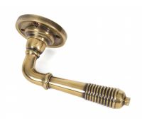 "Balcroft" Antique Brass Beehive Lever Handles