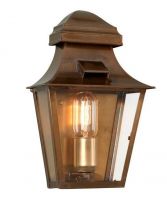 "Westernbrook" Traditional Brass Half Wall Lantern "Westernbrook" Traditional Brass Half Wall Lantern