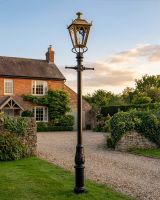 Antique Brass Gothic Lamp Post & Lantern Set 3.7m digital illustration Antique Brass Gothic Lamp Post & Lantern Set 3.7m digital illustration