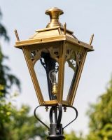Antique Brass Gothic Lantern 70cm Digital Illustration Antique Brass Gothic Lantern 70cm Digital Illustration