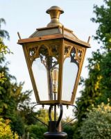 Antique Brass Gothic Lantern 75cm Digital Illustration Antique Brass Gothic Lantern 75cm Digital Illustration
