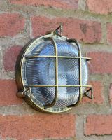 Side Of The Antique Brass Wall Light