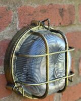 Close Up Of The Bulkhead Wall Light