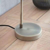 View of the Antique Brass Finish on the Table Lamp