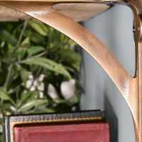 Close-up of the Stylish Design on the Shelf Bracket