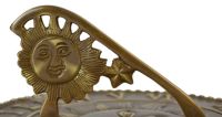 Antique Brass "Sunshine & Starlight" Sundial - 225mm