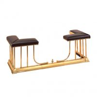 "Urn" Club Fender Seat in a Polished Brass Finish "Urn" Club Fender Seat in a Polished Brass Finish