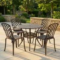 Antique Bronze "Hatchlands" Four Seater Dining Set