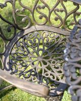 Close-Up of Seat Pattern for Antique Bronze "Royal Ascott" Two Seater Bistro Set