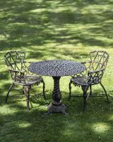 Antique Bronze "Royal Ascott" Two Seater Bistro Set in Situ
