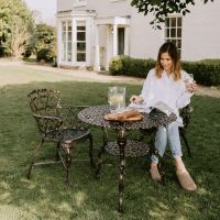 "Ascott" Antique Bronze Dining Set in Situ