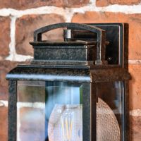 View of the Design on the top of the Wall Lantern View of the Design on the top of the Wall Lantern