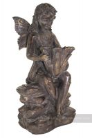 Antique Bronze Woodland Fairy Sculpture Antique Bronze Woodland Fairy Sculpture