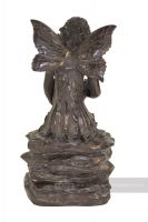 Antique Bronze Woodland Fairy Sculpture Antique Bronze Woodland Fairy Sculpture