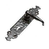 "Shiredale" Antique Cast Iron Lever Handles with Key Hole "Shiredale" Antique Cast Iron Lever Handles with Key Hole