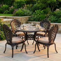 Antique Copper "Caversham" Four Seater Furniture Set digital illustration dressed table