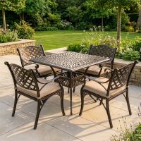 Antique Copper "Dorton" Four Seater Furniture Set digital illustration