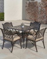 Antique Copper "Dorton" Four Seater Furniture Set with cushions