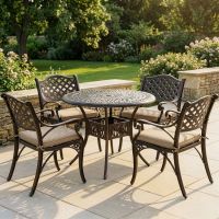 Antique Copper "Farleigh" Four Seater Furniture Set digital illustration