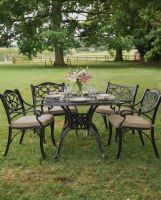 Antique Copper "Henley" Four Seater Furniture Set with cushions 1