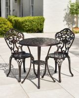 Antique Copper Two Seater Garden Set