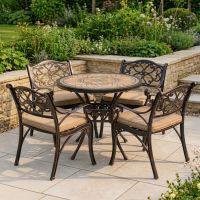 antique_copper_whalton_four_seater_furniture_set_1 with cushions digital illustration